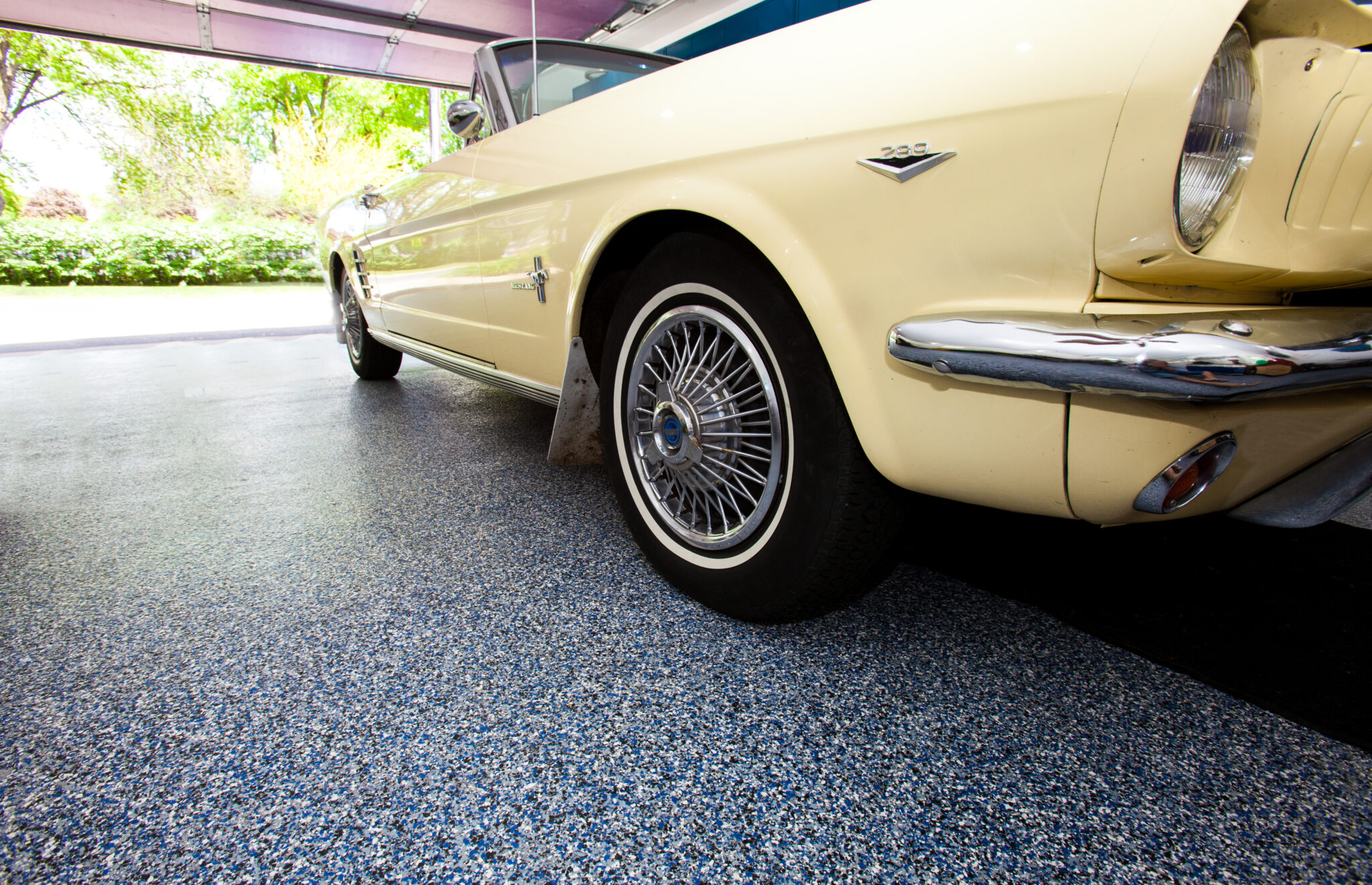 Our Penntek Industrial Coatings are the perfect flooring option for your home! Use it on your garage floors, back patio, pool deck, driveway or laundry room. Our Polyurea 3-layer system is the toughest around; perfect for whatever you can throw at it!