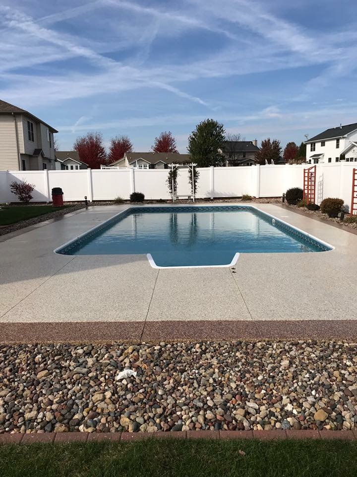 Our 1 Day Coatings product is perfect for your outdoor home applications, such as a gorgeous swimming pool deck! Let us show you our wide array of color options and superior performance compared to the traditional concrete pool deck. You'll be amazed at our product's beauty, superior performance, cooler temperatures and greater traction!